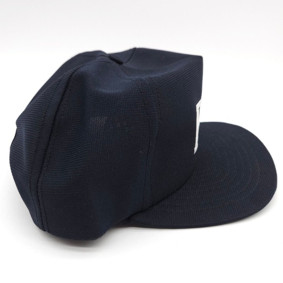 Vintage New Era Pro‎ Design FBI Snapback Trucker Hat Navy Blue Ball Cap USA Made - Picture 4 of 9